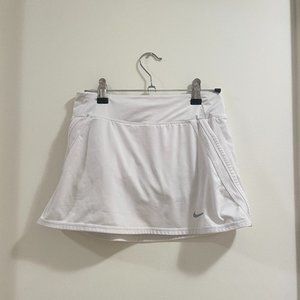 Nike Dry Fit Classic White Tennis Skirt